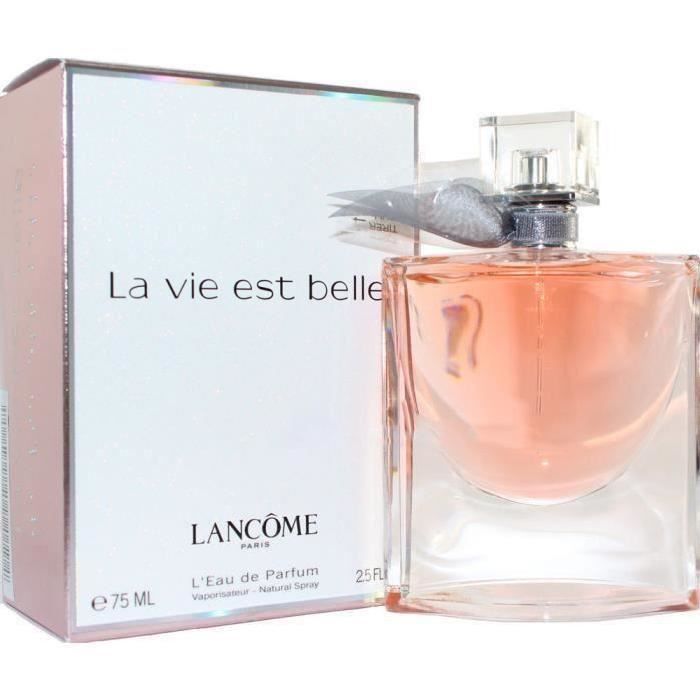 Parfum Pour Femme La Vie Est Belle By Lancome Edp 75ml Neuf Blister Achat Vente Parfum Parfum Pour Femme La Vie Es Cdiscount
