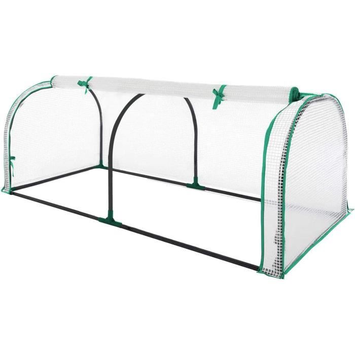 2x Serre De Jardin Tunnel De Culture Abri De Plantes Légumes Fruits