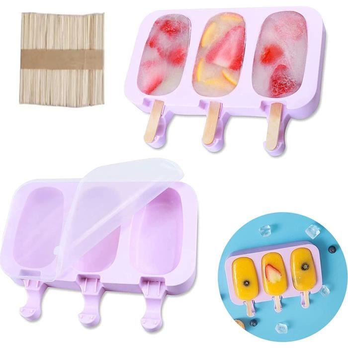 Moules À Glace En Silicone Sans Bpa, Réutilisables, 6 CellulesMoules À