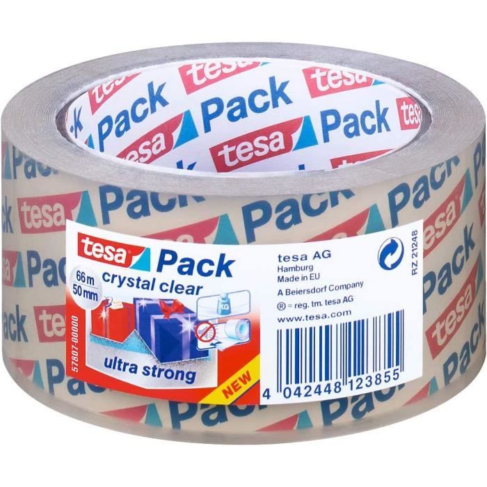 Tesa Confezione 6Nastro Silenzioso Trasp 50Mmx66M - 57689-00000-00