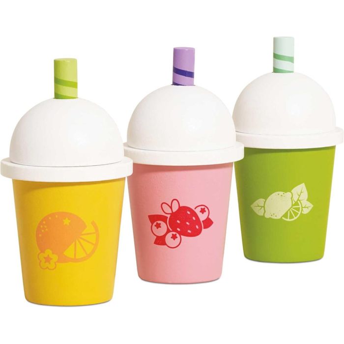 Jouet en bois - LE TOY VAN - Cocktails Fruitiers - 3 pièces - Peint à la main - Âge 2+