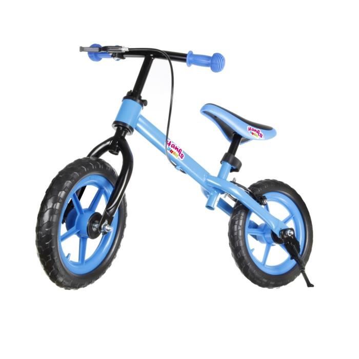 Draisienne Velo Pour Enfant Avec Freins Bleu 12 Hankskids Safe Achat Vente Draisienne Cdiscount