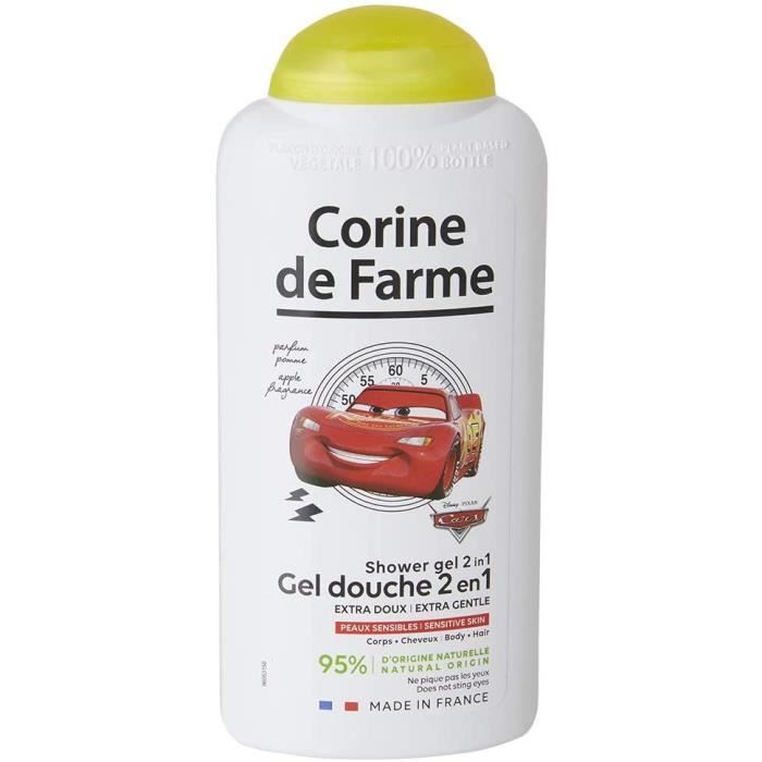 Gel Douche ExtraDoux Cars Gel Lavant 2En1 Corps et Cheveux pour