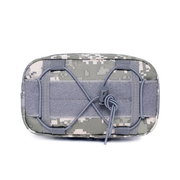Pochette Utilitaire Tactique MFH Système MOLLE - Coyote - Pour Pêche, Rando, Voyage, Airsoft