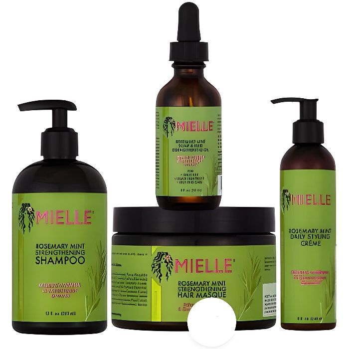 Mielle Organics Romarin Renforcè Shampooing & Masque & Scalp Huile