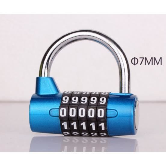 Lot De 2 Mini Cadenas à Combinaison 3 Chiffres - Pour Valise, Sac, Boîte, Petit Casier, Bleu