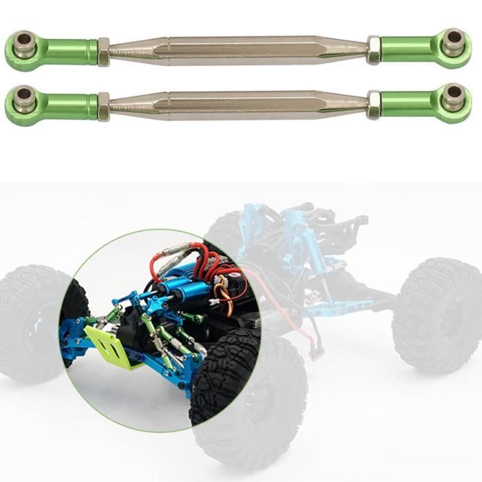 Tiges Traction RC Kit Tiges De Liaison Servo Métal Pour WLtoys 144010 144001 - Mise à Niveau RC Rouge