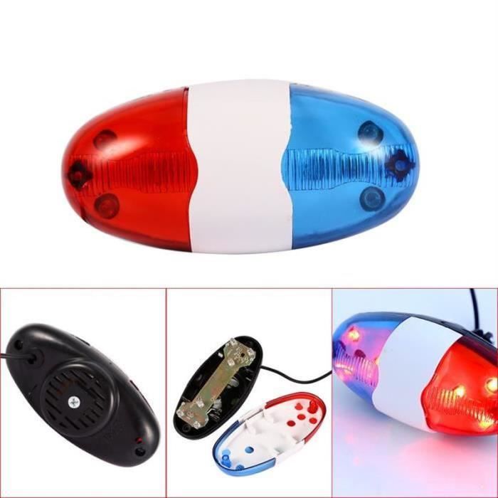 Sirène électronique Pour éclairage De Vélo VGEBY Klaxon 6 LED 4 Tons