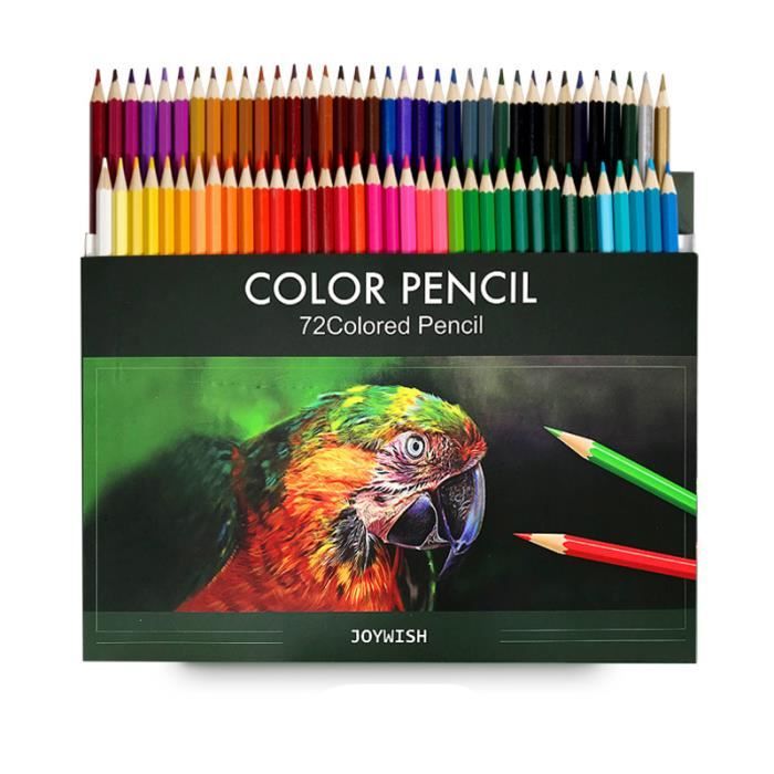 72 Couleur en boîte Crayon de Couleur Gras，Non-toxique Pour Art Peinture  Crayons - Coloris assortis - Cdiscount Beaux-Arts et Loisirs créatifs