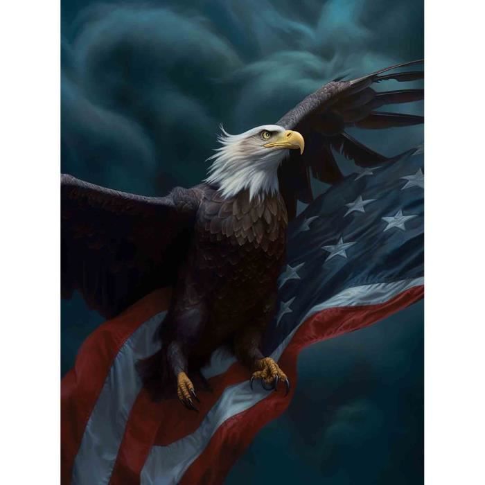 Bimkole 5D Diamond Painting Kit Completo Fai Da Te Lupo, Animale