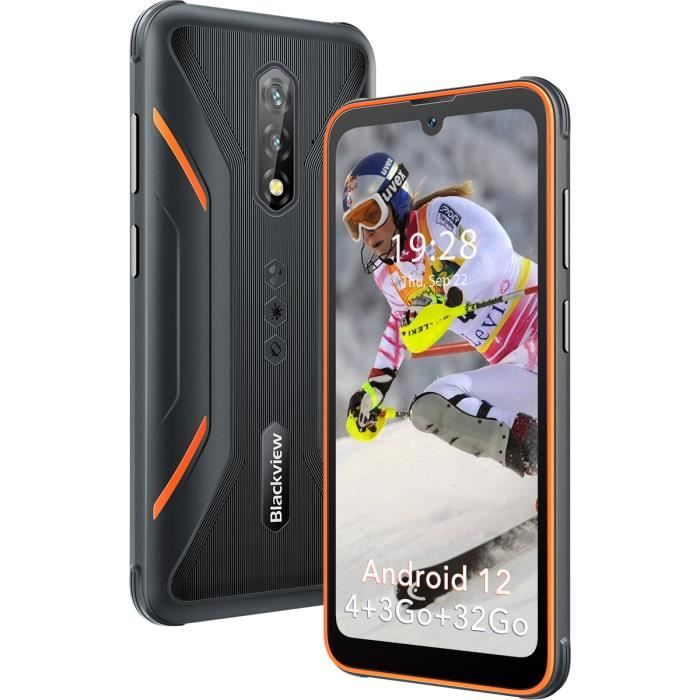 Blackview BV5200 Smartphone Robuste 32 Go 6.1“ 5180mAh IP68 Téléphone ...