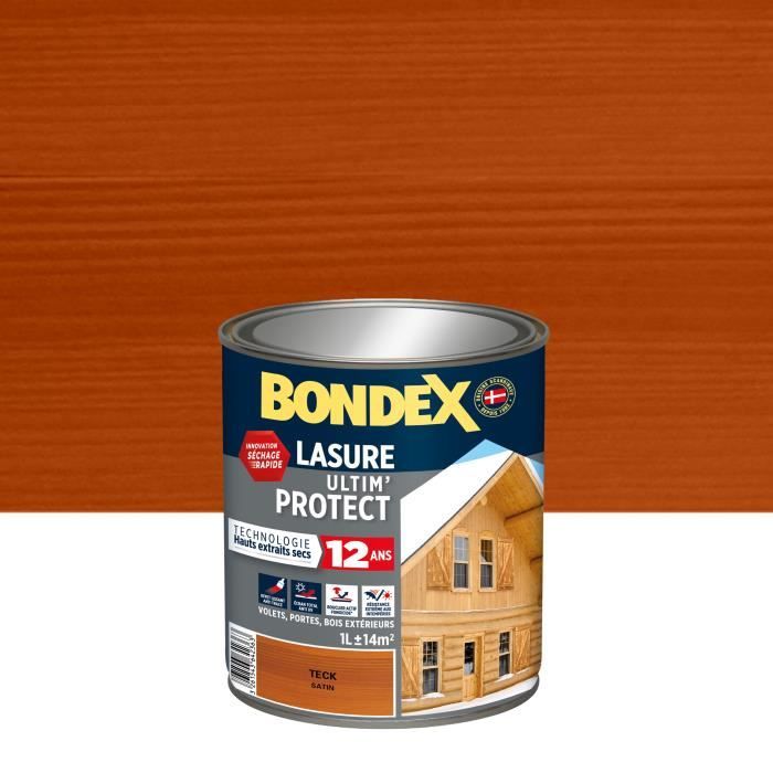 Bondex Asure Ultim Protect 12 Ans Teck Satin 1l Achat Vente Peinture Vernis Bondex Asure Ultim Protect 12 Ans Teck Satin 1l Cdiscount