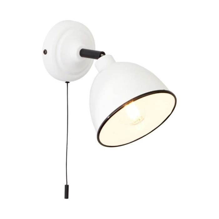 Telio Applique Orientable Avec Interrupteur Tirette Metal H12 5cm