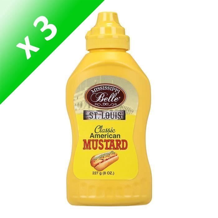 lot de 3 moutarde a l americaine cdiscount au quotidien