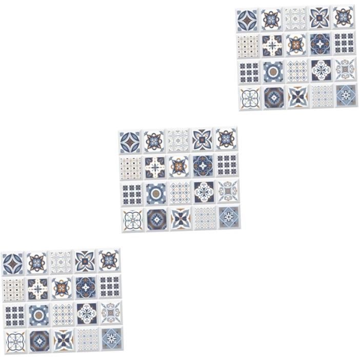 10 Pièces Stickers Carrelage 3D 30X30 Cm Stickers Carrelage Mural
