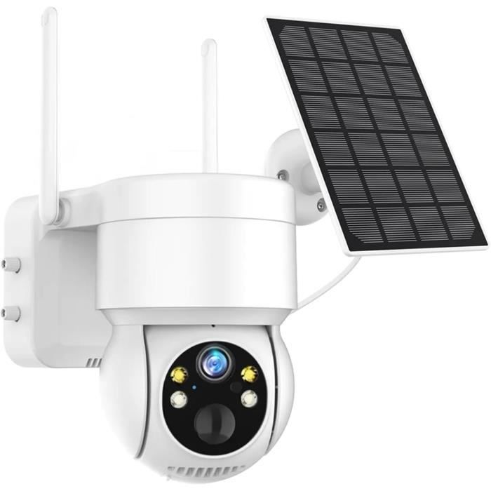 Caméra De Surveillance Anran Caméra De Surveillance Solaire Sans Fil