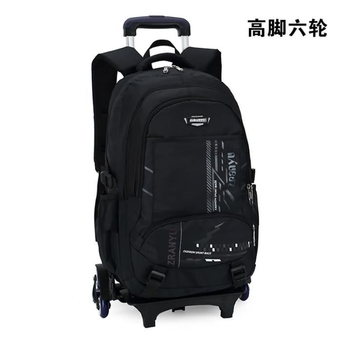 Sac à Dos Enfant Moto Tout-terrain - Grand Cartable Scolaire Avec Poches Multiples - Garçon/fille