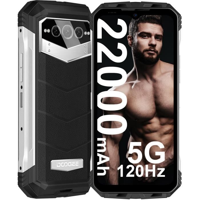 DOOGEE 5G Objectif Thermique Smartphone Incassable VMAX,108MP Caméra,20Go+256Go,6.58\