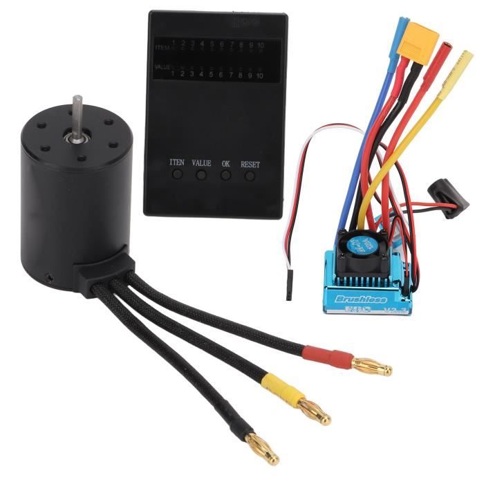 EJ.life Moteur RC ESC ESC Sans Balais 120A Moteur Sans Balais 3650 2300KV Carte de Programme EJ.life Moteur RC ESC ESC Sans Balais 120A Moteur Sans Balais 3650 2300KV Carte de Programme
