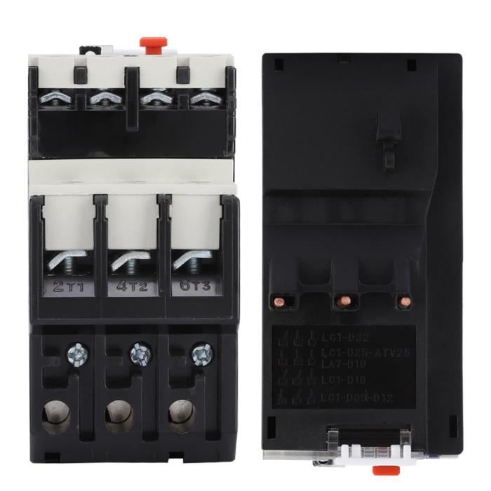 Contacteur Jour Nuit Triphasé Relais Thermique Professionnel NR2-25 Trifase - Protection Moteur Réglable 4-6A | Surcharge Et Interruption De Phase Protection Moteur Triphasé Contacteur Jour Nuit Triphasé Relais Thermique Professionnel NR2-25 Trifase - Protection Moteur Réglable 4-6A | Surcharge Et Interruption De Phase Protection Moteur Triphasé