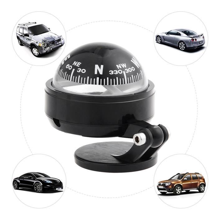 Boussole Multifonction Pour Tableau De Bord De Voiture, Camion, Bateau | Avec Thermomètre Et Hygromètre | Installation Adhésive