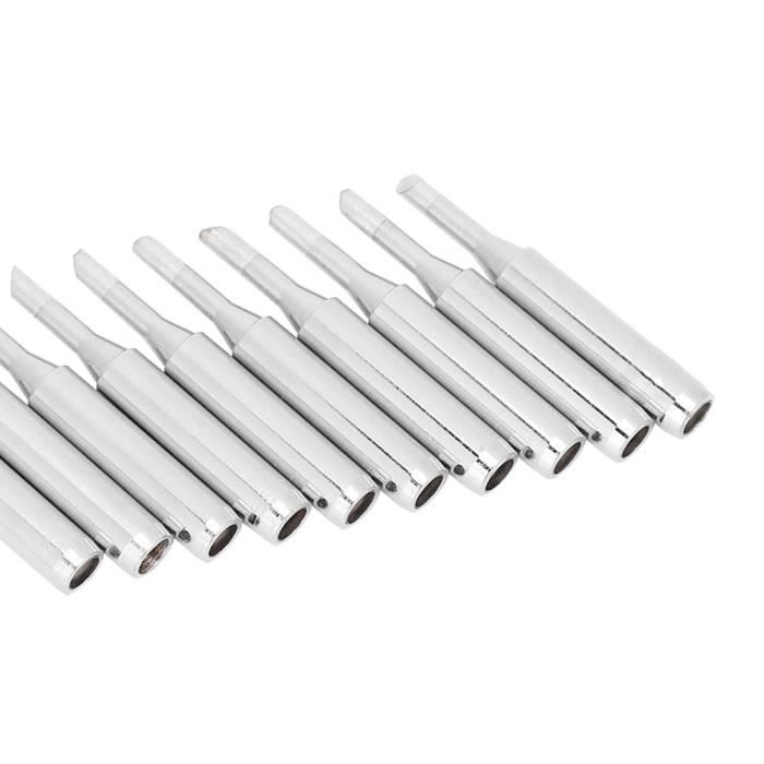 Lot 5 Embouts Fer à Souder Sans Plomb 5 Mm ET – Compatible Weller EC1201, PES51, WD1000, WSD81