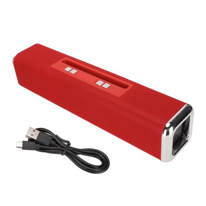 Barre De Son Bluetooth 20 W - Compatible TV Et Appareils Sans Fil - Batterie 4500 MAh (12 H D'autonomie) - Design Compact Noir