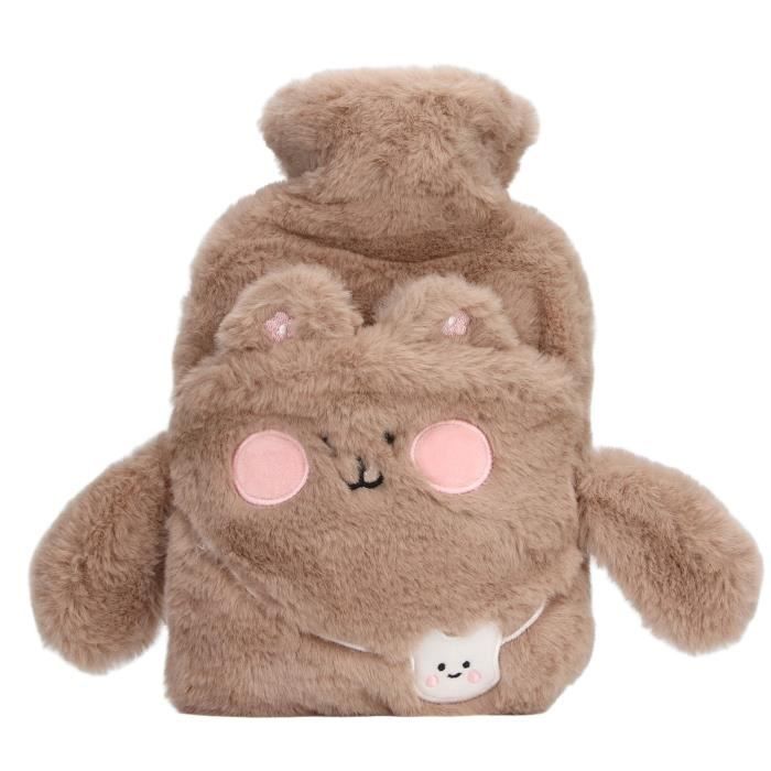 Sac à eau chaude en PVC 1000ml Chauffemains Marron chien — free download