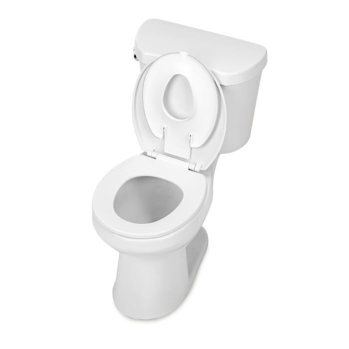 Réducteur De Toilettes Pour Enfant ZUSUZU - Avec Dossier Et Poignées, Antidérapant | Pour L'apprentissage De La Propreté (1 à 7 Ans)