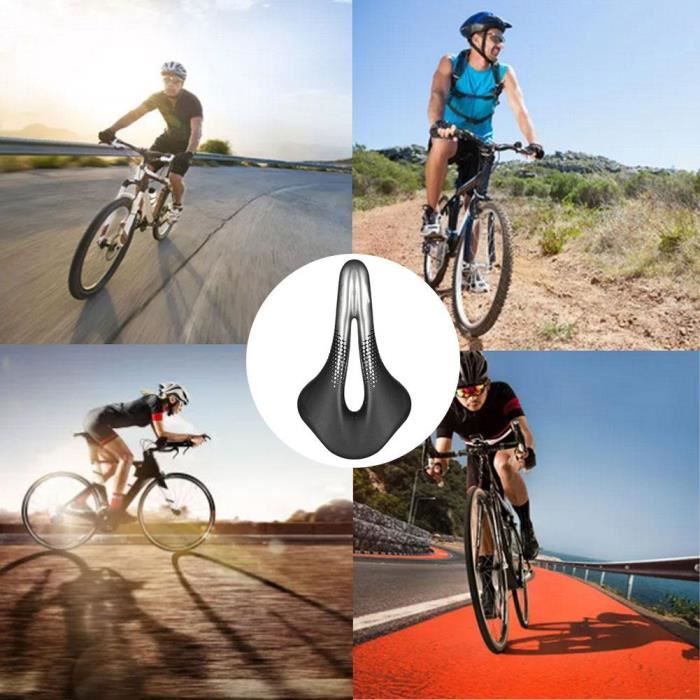 SELLE,C-Green--Selle de vélo en GEL 3D, assise souple, épaisse, large