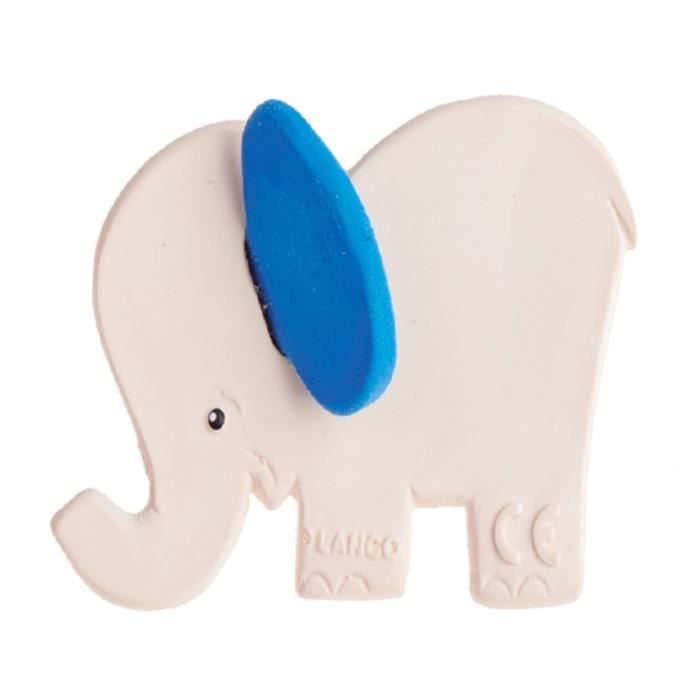 Lanco Elephant Bleu De Dentition Des La Naissance Blanc Garcon Caoutchouc Naturel 9 5 X 1 5 X 6 Cm Cdiscount Puericulture Eveil Bebe