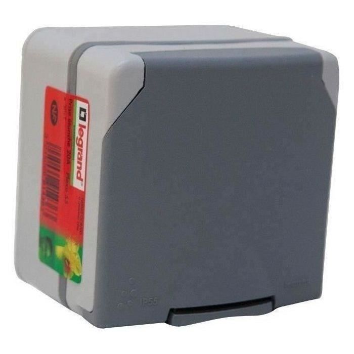 LEGRAND Prise Plexo - 3 phases + terre - 20 A - IP55