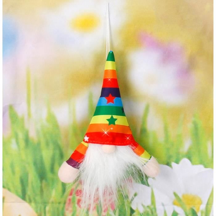 2 Poupées Gnomes En Peluche Vertes – Sans Visage – Décoration Saint-Patrick, Chance Irlandaise – Cadeau