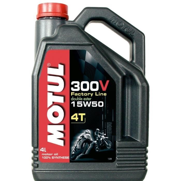 Huile Moto Motul 300V 4T 100% Synthétique 15W50 - Achat ...