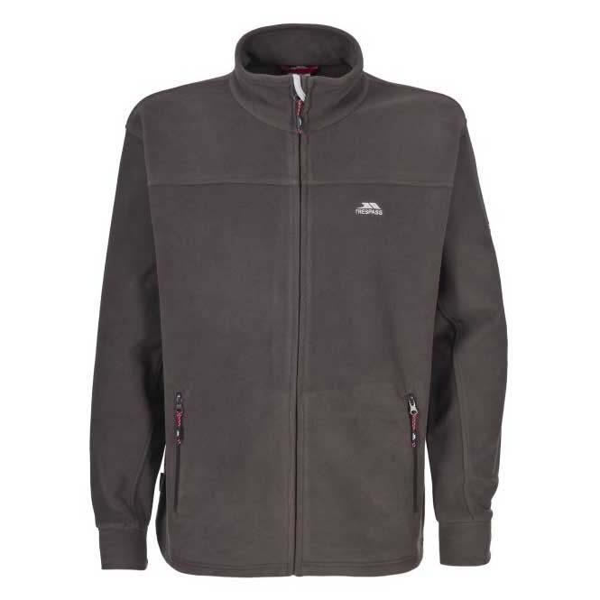 Trespass Mens Bernal Full Zip Sueded Fleece Jac...
