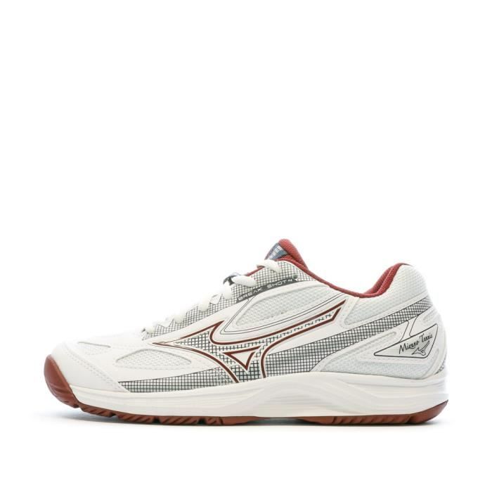 chaussures de tennis blanches femme mizuno break shot