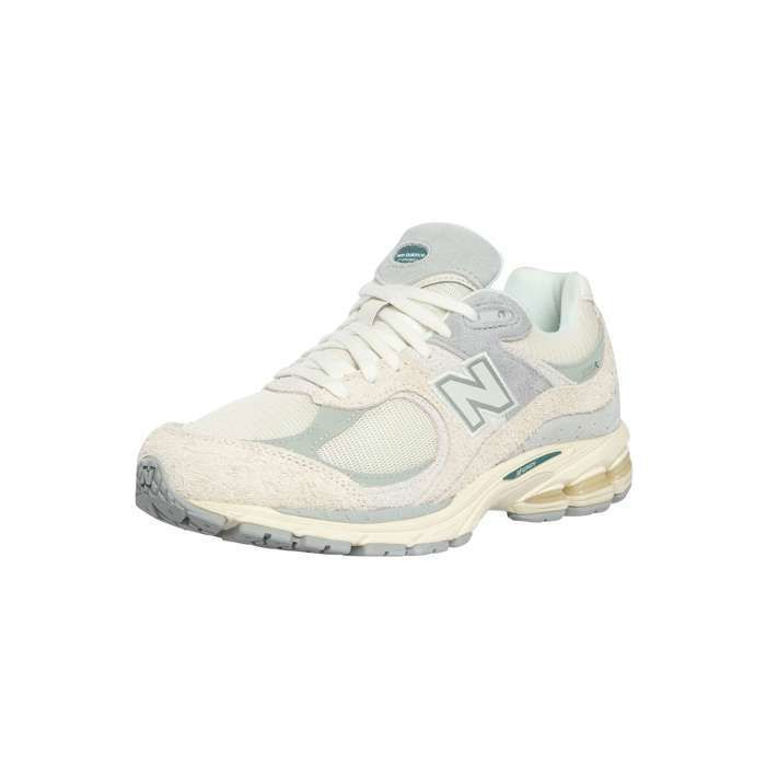 New Balance Chaussure De Lifestyle Sneakers New Balance - Unisexe - Gris - Cuir - Lacets
