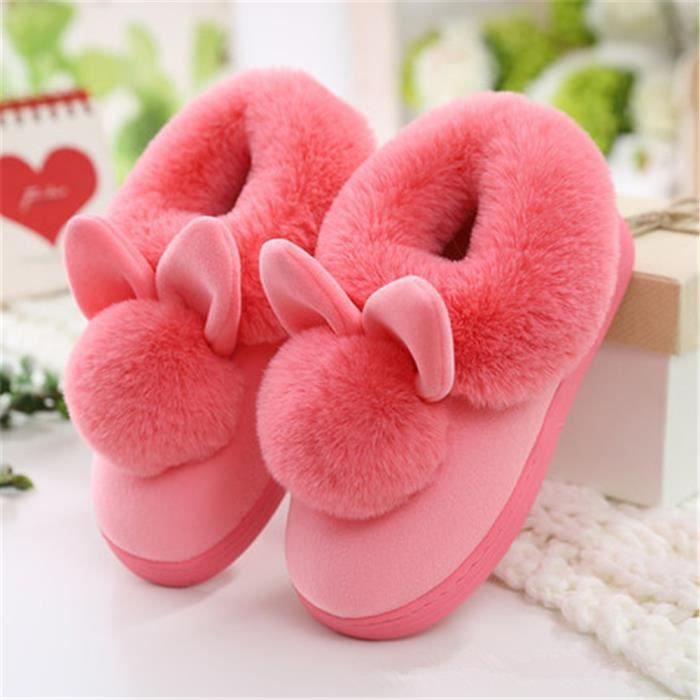 Lapins Chausson Doux Plus De Couleur Nouvelle Chaussons Femme Mode