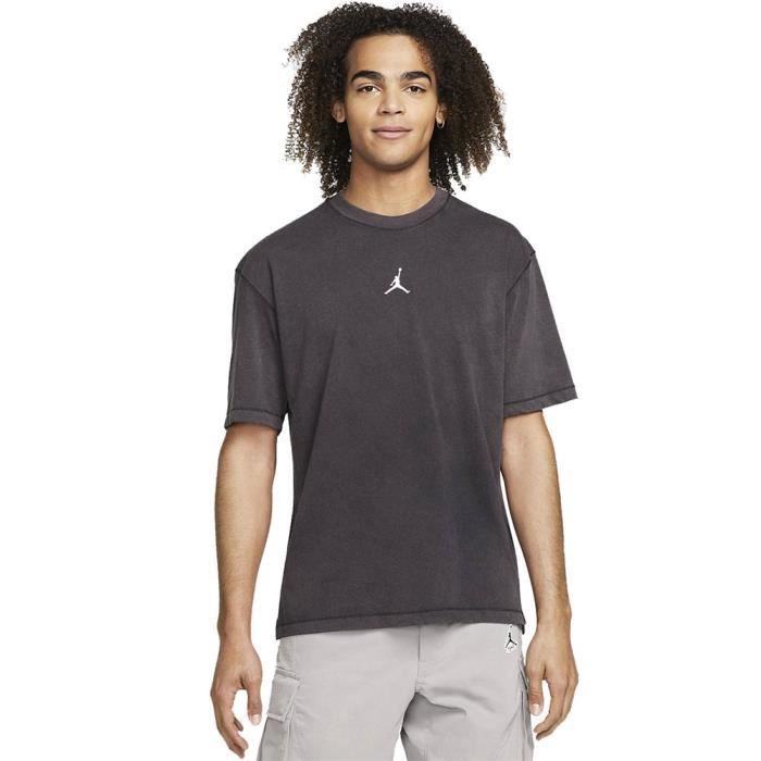 T shirt NIKE Air Jordan Drifit Gris Homme Adulte Matiere Drifit Col arrondi Gris Cdiscount Pret a Porter