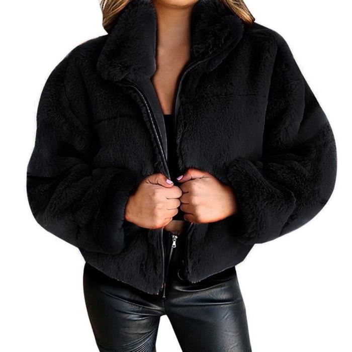 Veste courte chaude femme outlet