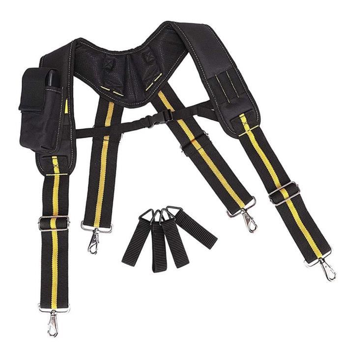 léger et flexible. sangle d’outillage avec poches pour outils Bretelles de ceinture pour outils robustes durable 
