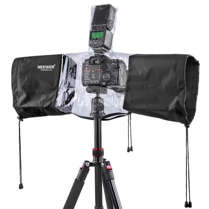 Housse Anti-Pluie Meersee Pour Appareil Photo - Imperméable Nylon Pour Canon, Nikon, DSLR