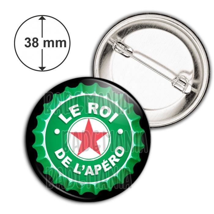 Badge Pin Button 38 mm Etoile Rouge 