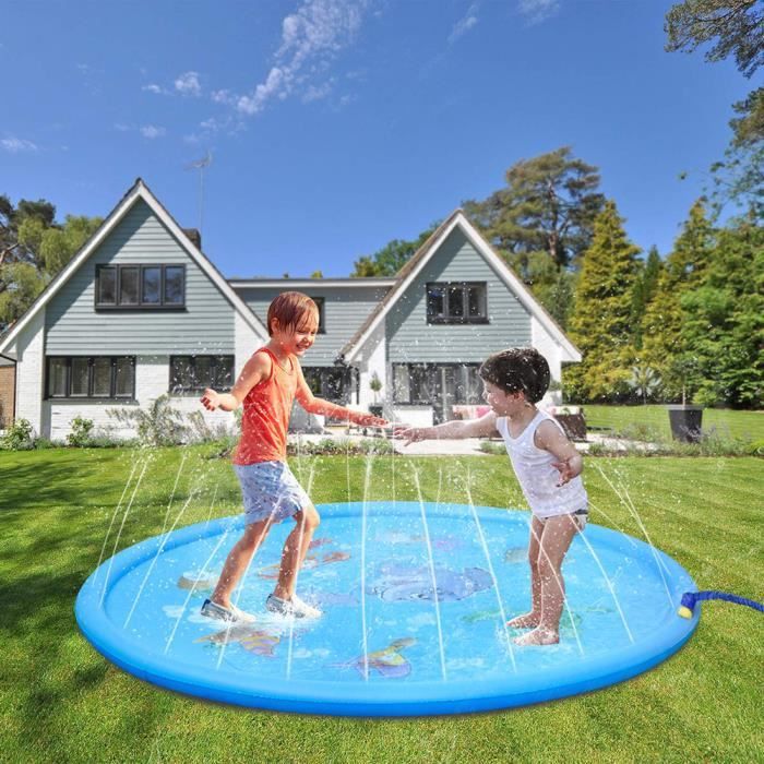 tapis de jeu de jet et d eclaboussure d eau piscine pour bebe enfants ete partie de natation l eau de la plage activites cdiscount pret a porter