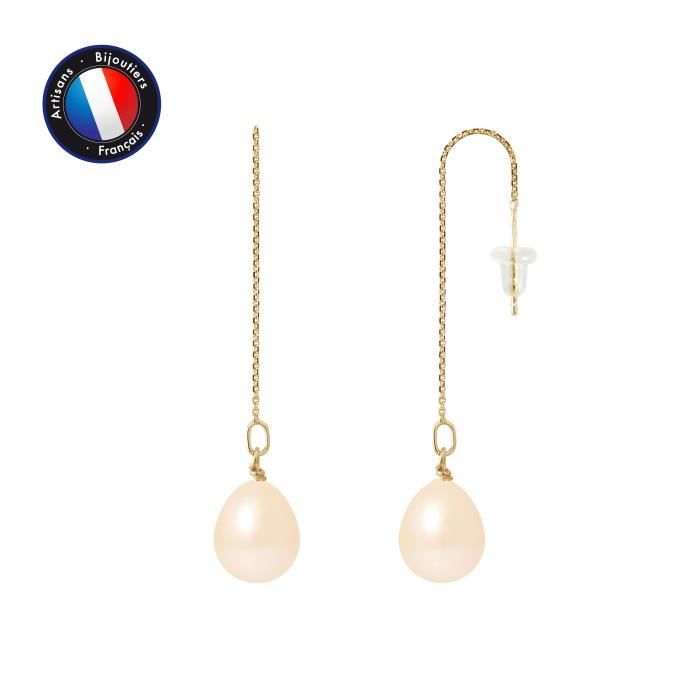 14K Solide Or Jaune Eau Douce De Culture Pearl Clous d/'oreilles 6 mm