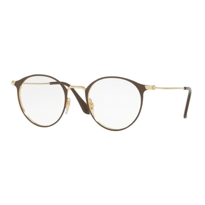 Lunette de vue ray ban femme doré store