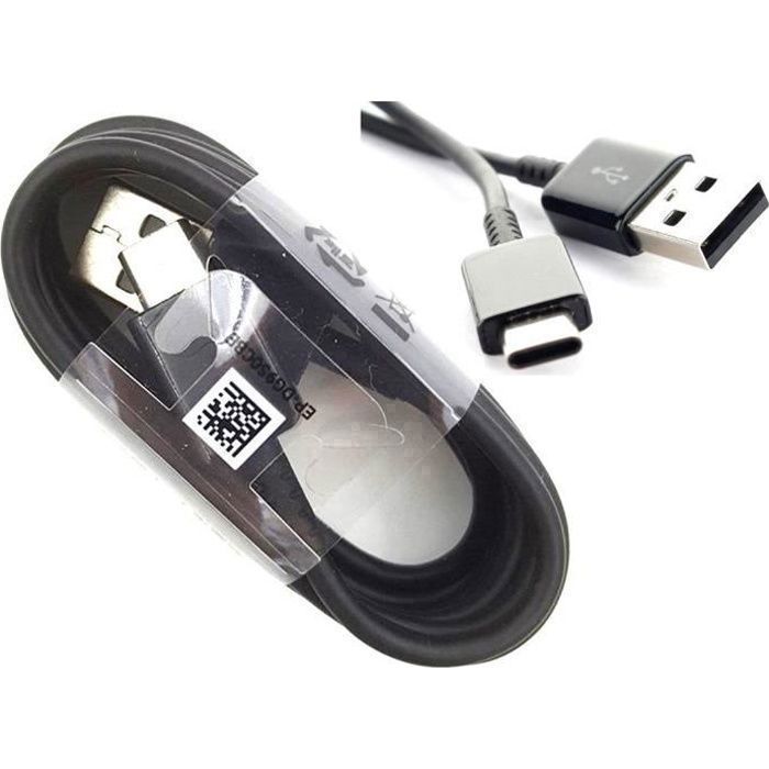 Câble Chargeur Cordon d'Alimentation charge rapide USB Type C Original Samsung Pour Galaxy Note 7 8 9 A3 A5 A7 2017 M30 A30 A50 - vue 2