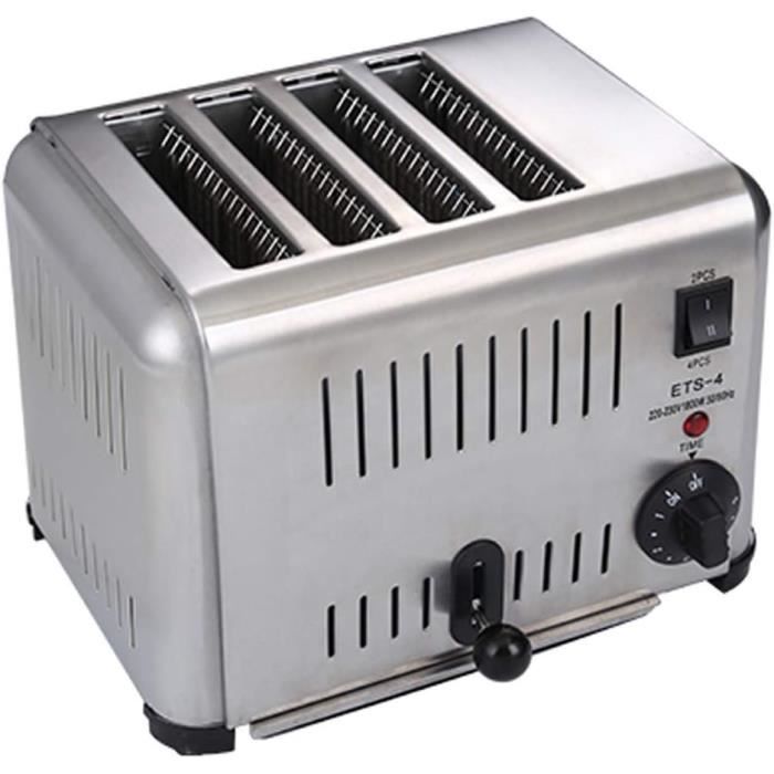 Support à Pain 6 Fentes En Acier Inoxydable – Porte-Toasts Élégant Et Anti-Adhésif Pour Cuisine Et Restaurant