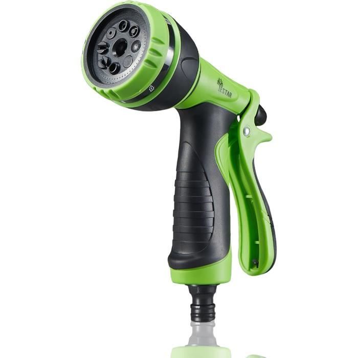 Pistolet Arrosage Aiweijia 8 Fonctions - Arrosage Jardin Et Lavage Voiture - Poignée Anti-Dérapante