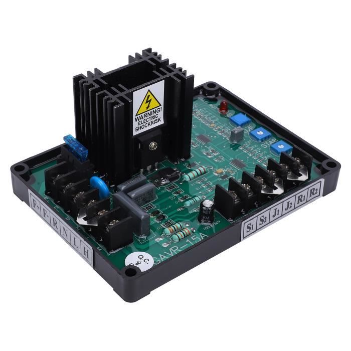 Régulateur De Tension Automatique AVR 8KW - Pour Groupe électrogène 3-8KW, Protection Contre Surtensions, Sortie Stable 250V - 3